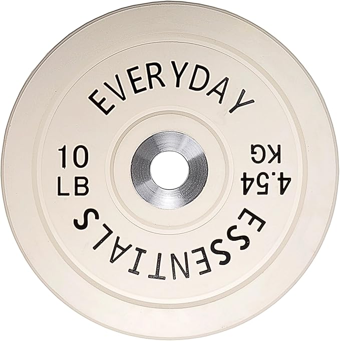 2-Inch Olympic Bumper Plates, Perfect Weight Plates for Weightlifting and Strength Training, Multiple Weights Available-StrideForce Fitness