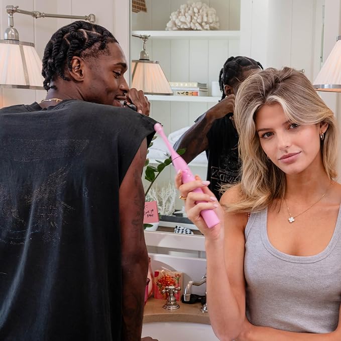 Made by Dentists PRO‑X Replacement Brush Heads – Compatible with PRO‑X Sonic Toothbrush (3 Pack) – Dentist‑Designed, Deep Plaque Removal, Soft Bristles, Travel‑Ready, Black