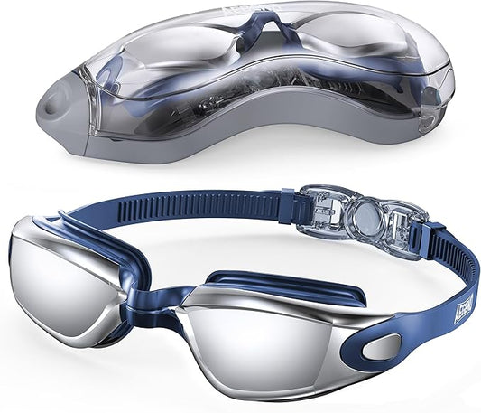 Aegend Swim Goggles, Swimming Goggles No Leaking Full Protection Adult Men Women Youth-StrideForce Fitness