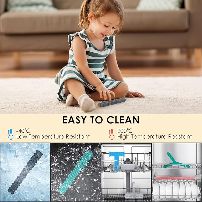 ERKOON Sensory Chew Toys for Autistic Children, 4 Pack Silicone Chewy Tube Oral Motor Tools for Sensory Kids with Autism, Biting, ADHD, SPD, Chewies with Special Needs, Teething Sticks Toys