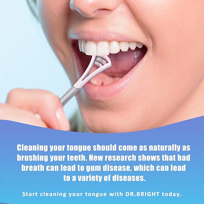 2IN1 Toothbrush Medium with Tongue Scraper, Medium Toothbrushes for Adults, Travel Toothbrushes with Ergonomic Handle, Assorted Colors, 6 Pack