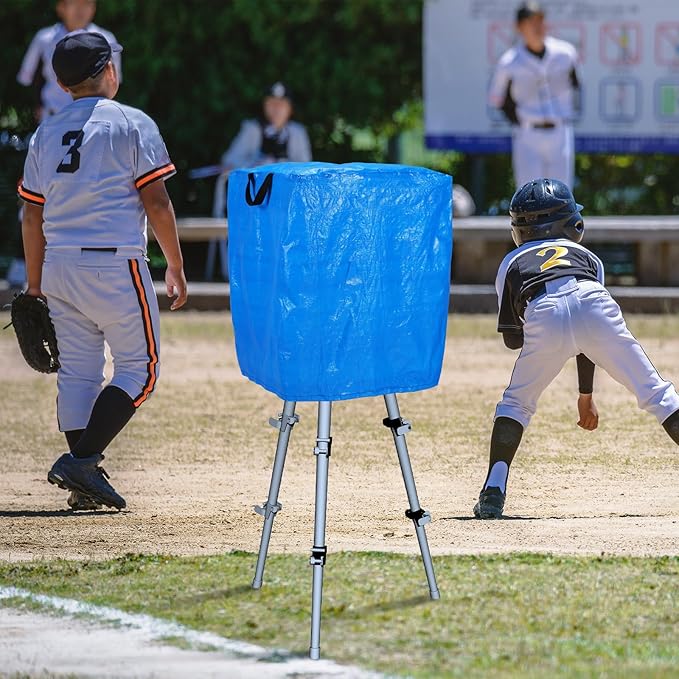 Pitching Machines Cover for Most Softball/Baseball Pitching Machine, Provide All-Weather Protection. (23.6" L X 23.6" W X 31.5" H)-StrideForce Fitness