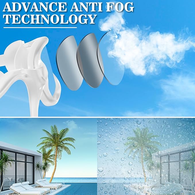 WIN.MAX Polarized Swimming Goggles Swim Pool Goggles Anti Fog Anti UV No Leakage Clear Vision for Men Women Adults Teenagers-StrideForce Fitness