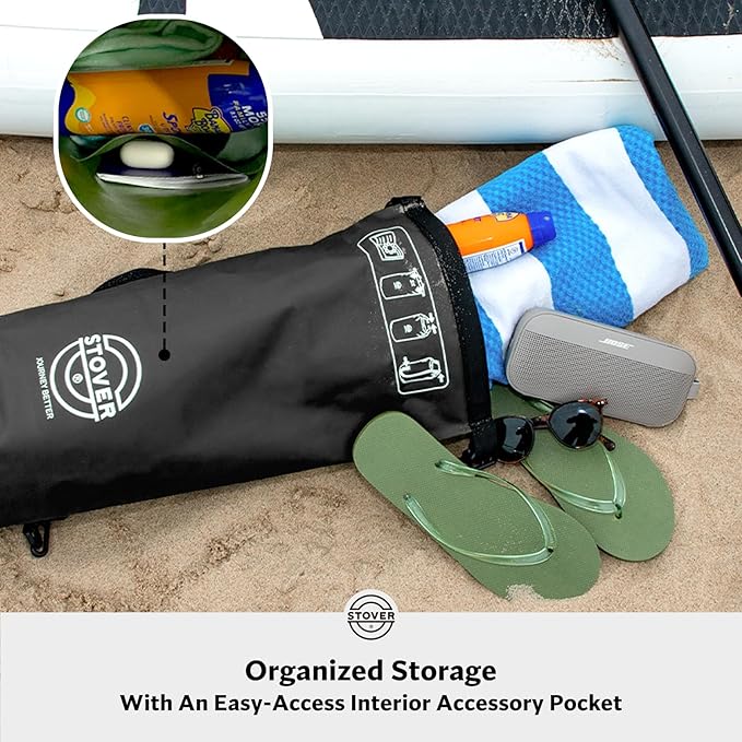STOVER 5/10/25/30/40/55L Waterproof Backpack- Floating Dry Bag for Kayaking, Travel, Beach, Hiking, & Camping, Men/Women-StrideForce Fitness