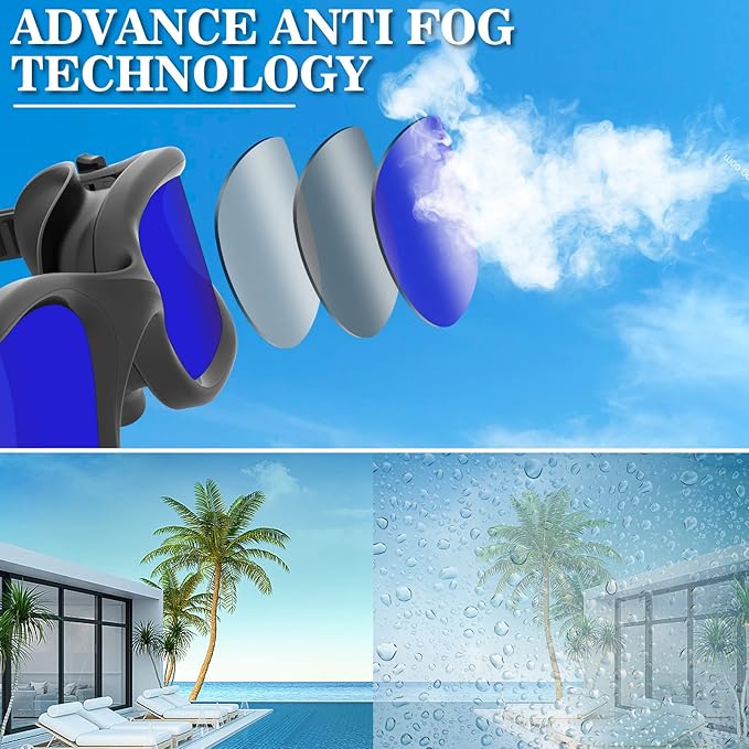 WIN.MAX Polarized Swimming Goggles Swim Pool Goggles Anti Fog Anti UV No Leakage Clear Vision for Men Women Adults Teenagers-StrideForce Fitness