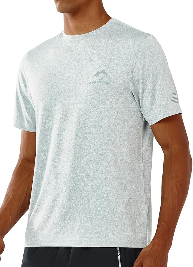 NORTHYARD Men's UPF 50+ Sun Protection Shirts Swim SPF UV Quick Dry Short Sleeve T-Shirts for Athletic Fishing Rash Guard-StrideForce Fitness