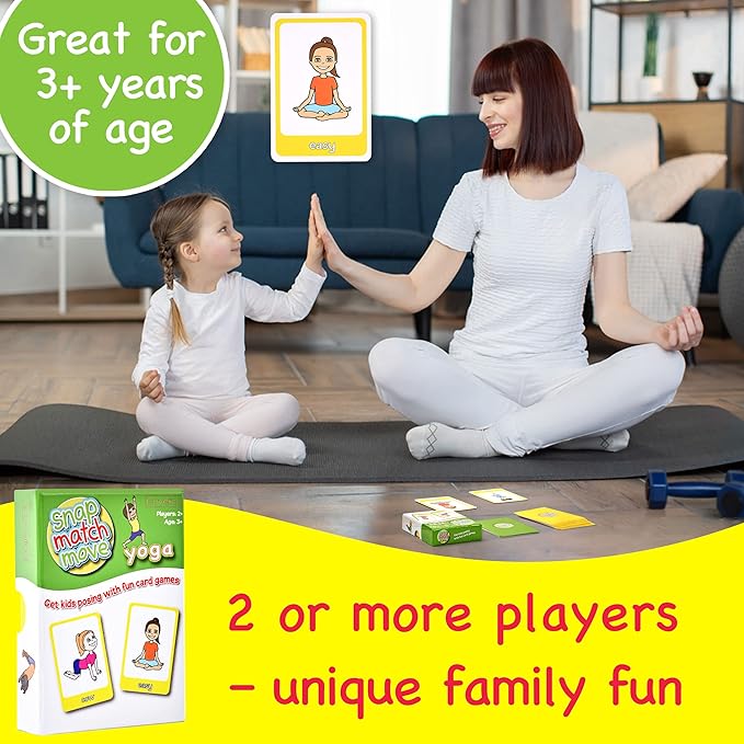 Yoga Cards for Kids - Fun Yoga Pretzels