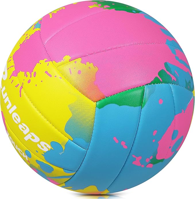 Beach Volleyball Official Size 5 Soft Waterproof Volleyball Sand Sports PU Ball for Indoor, Outdoor, Pool, Gym, Training-StrideForce Fitness
