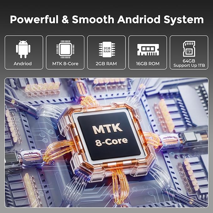 innioasis 80GB MP3 Player with Bluetooth and WiFi, MP3 Player for Kids with Spotify, Spotify Kids, Pandora, Audible, 4.0" Touch Screen Music Player with Parental Controls, Up to 1TB (Gray)-StrideForce Fitness