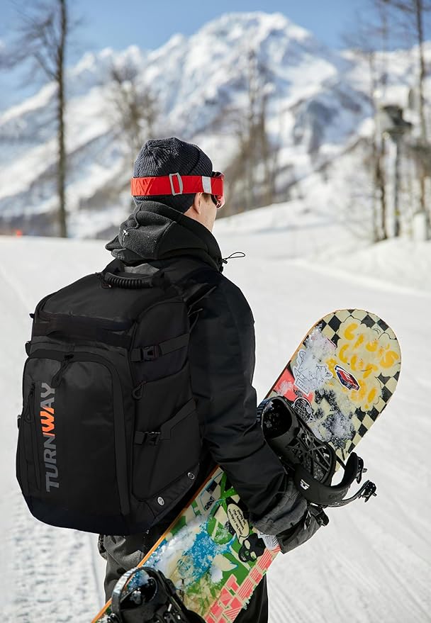 Ski/Snowboard Boot Bag/Skating Bag | Excellent for Store and Transport Gear, Jacket, Helmet, Goggles, Gloves & Accessories-StrideForce Fitness
