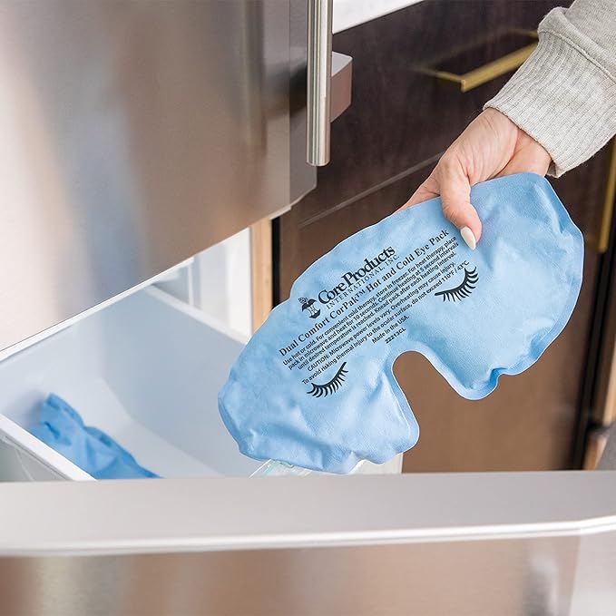 Core Products Dual Comfort Migraine CorPak Hot Cold Therapy, Eye Mask Compress, No Frost, Includes Strap-StrideForce Fitness