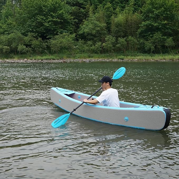 Kayak Paddle 4 Pieces Aluminum Shaft and PP Blade Floating 86.6in/220cm, 90.5inch/230cm Lightweight Oars-StrideForce Fitness