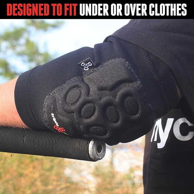 Triple Eight Covert Elbow Pads – Ideal for Roller Skating, Biking, BMX, and Skateboarding-StrideForce Fitness