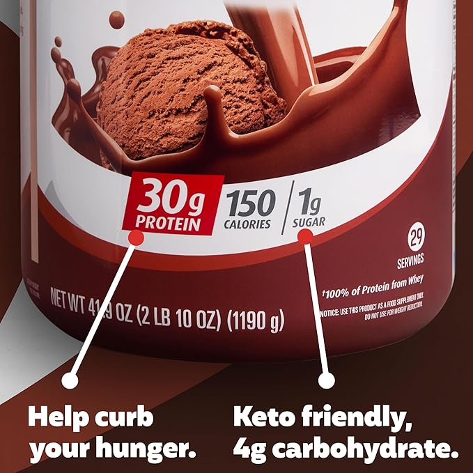 Premier Protein Protein Powder, 30g Protein, 1g Sugar, No Soy Ingredients, Gluten Free, Chocolate Milkshake, 29 Servings, 41.9oz-StrideForce Fitness