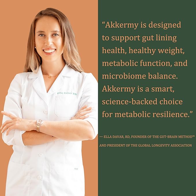 Akkermansia Probiotic for Appetite & Craving Control | Increases GLP-1 & Boosts Healthy Weight | 120 Day Supply | Made in USA | Bacillus Coagulans, B2, D3 & Chromium |SIBO Friendly, Vegan, Gluten Free-StrideForce Fitness