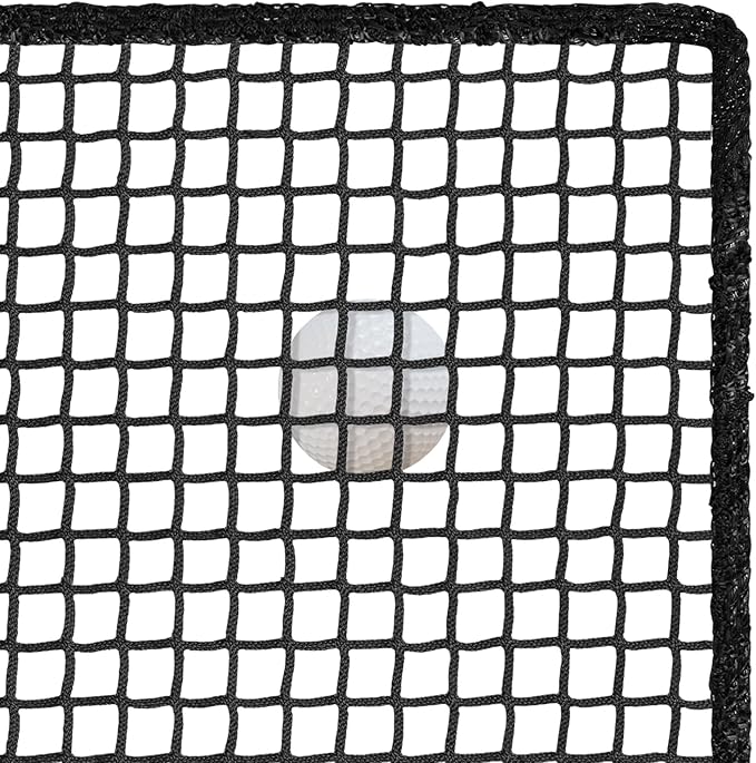 AKOZLIN Heavy Duty Sports Golf Netting Hitting Net 1" Square mesh for Softball,Baseball 10x10ft/10x15ft/10x20ft-StrideForce Fitness