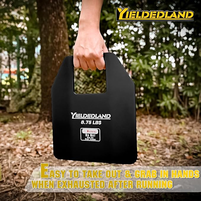 Curved Weight Vest Plates, 5.75/8.75lbs Pairs, Weighted Vest Men Woman, Strength and Endurance Training, Fitness Workouts, Running, Walking-StrideForce Fitness