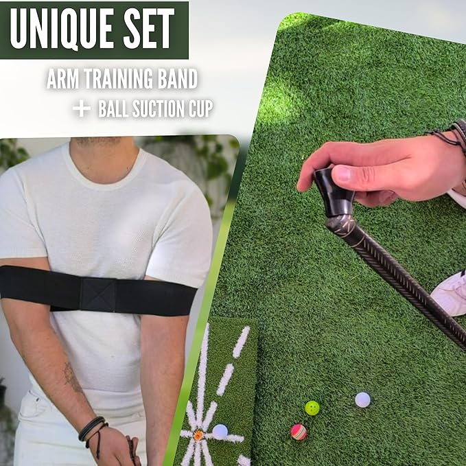 Golf Net 10x7ft – All-in-One Indoor/Outdoor Practice net with Multiple Targets, Heavy-Duty Base, tee, Balls & Bag for Driving, Chipping & Swing Training for Golf Lovers & dads.-StrideForce Fitness