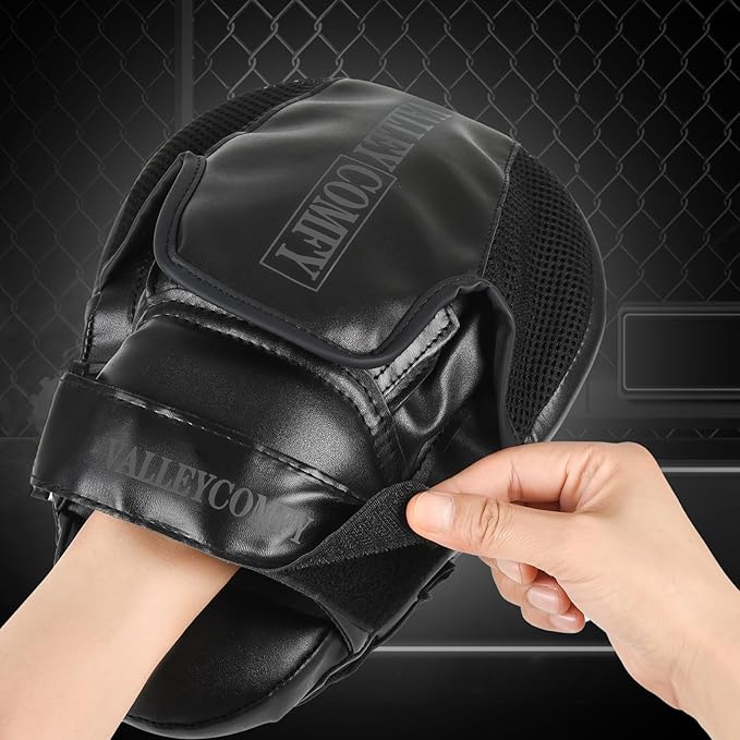 Valleycomfy Boxing Punching Mitts,Boxing Pads Mitts for Men,Ideal for Boxing Training,Kickboxing,Martial Arts-StrideForce Fitness