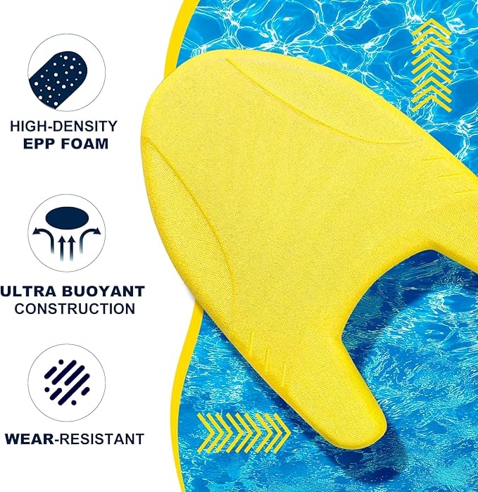 EPP Swimming Kickboard, Training Board, with Ultra-Lightweight and Great Buoyancy for Swimming Lessons, Lap Swimming, Water Aerobics-StrideForce Fitness