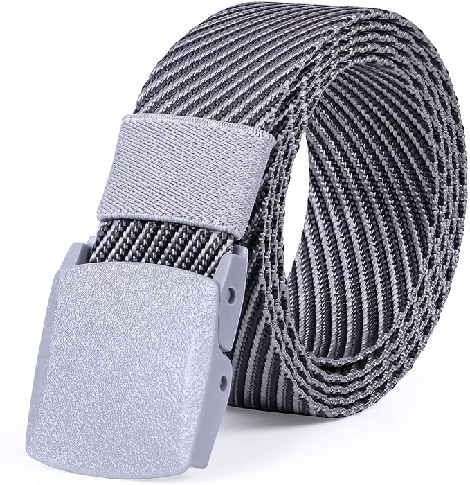 JASGOOD Nylon Canvas Breathable Military Tactical Men Waist Belt With Plastic Buckle-StrideForce Fitness