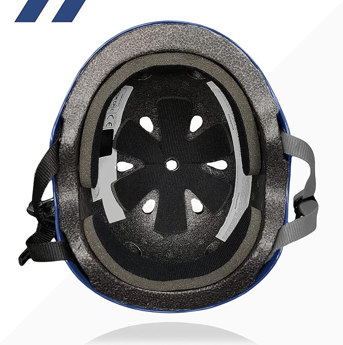 80SIX Triple Certified Multisport Helmet - Ideal for Bike, Scooter, Skateboard, Roller Skate and Inline Skate-StrideForce Fitness