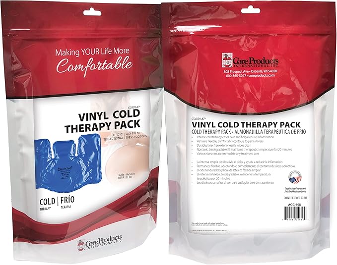 Core Products Flexible Vinyl Intense Cold Therapy Pack (12.5 x 18.5 (XLarge))-StrideForce Fitness