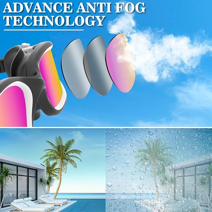 WIN.MAX Polarized Swimming Goggles Swim Pool Goggles Anti Fog Anti UV No Leakage Clear Vision for Men Women Adults Teenagers-StrideForce Fitness