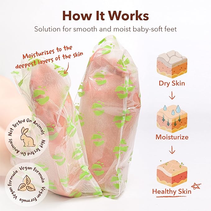 Purederm Exfoliating Foot Mask (3 Pack) – Regular Size Exfoliating Foot Masks for Cracked Feet, Dry Skin, Callused Feet…-StrideForce Fitness