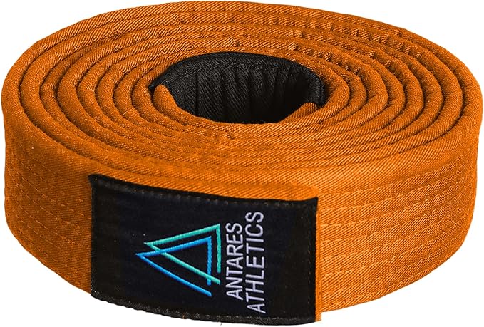 BJJ Belt for Men & Women Brazilian Jiu Jitsu Belt with Ranking Stripes Sleeve Bar Kids Jiu Jitsu Gi Belt-StrideForce Fitness