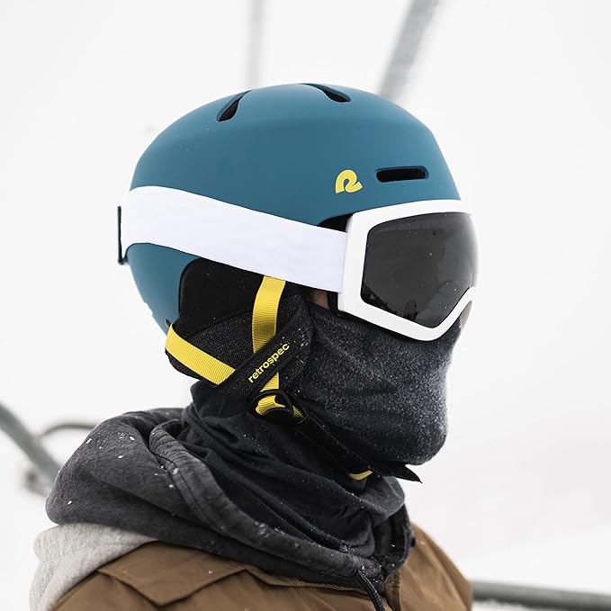 Retrospec Comstock Ski Helmet - Snowboard Helmet for Adults & Youth - Adjustable Fit Snow Helmet with Protective Shell and Breathable Vents for Men, Women, Boys & Girls-StrideForce Fitness