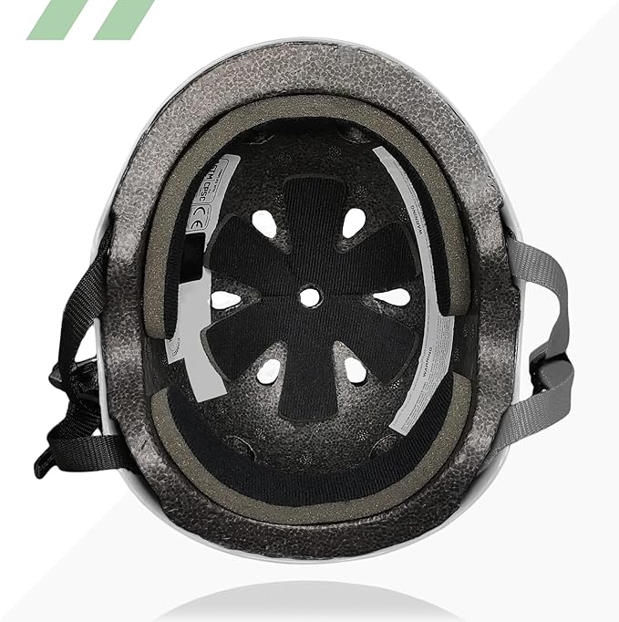 80SIX Triple Certified Multisport Helmet - Ideal for Bike, Scooter, Skateboard, Roller Skate and Inline Skate-StrideForce Fitness