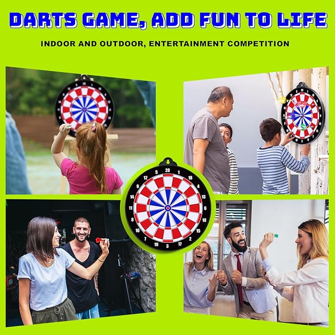 Magnetic Dart Board for Kids Indoor Outdoor Kids Games and Party Games, Christmas Birthday Gifts Toys for Boys Age 3-12-StrideForce Fitness