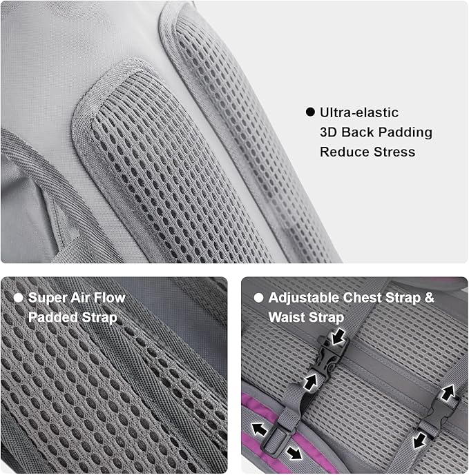 Everfun Hydration Backpack 18L with Water Bladder 2L/3L Hiking Water Backpack Women Men Hydration Pack Insulated Lightweight Day Hydropack with Storage for Hiking, Biking, Running, Festival-StrideForce Fitness