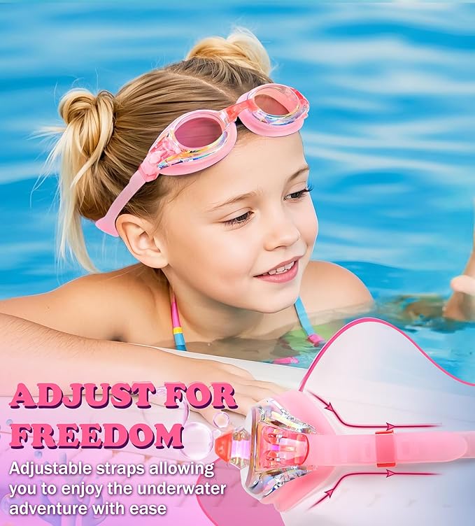 Aegend 2 Pack Kids Goggles, Swimming Goggles for Kids Age 4-16 Boys and Girls Youth, Anti-Fog Waterproof Anti-UV Pool Goggles-StrideForce Fitness