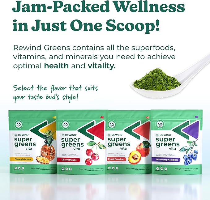 Best Tasting Super Greens Powder with 40+ Superfoods – Delicious Daily Green Powder with Vitamin B12, Zinc, Vitamin C, Magnesium & Calcium – Green Juice Superfood Mix - Peach Flavor-StrideForce Fitness