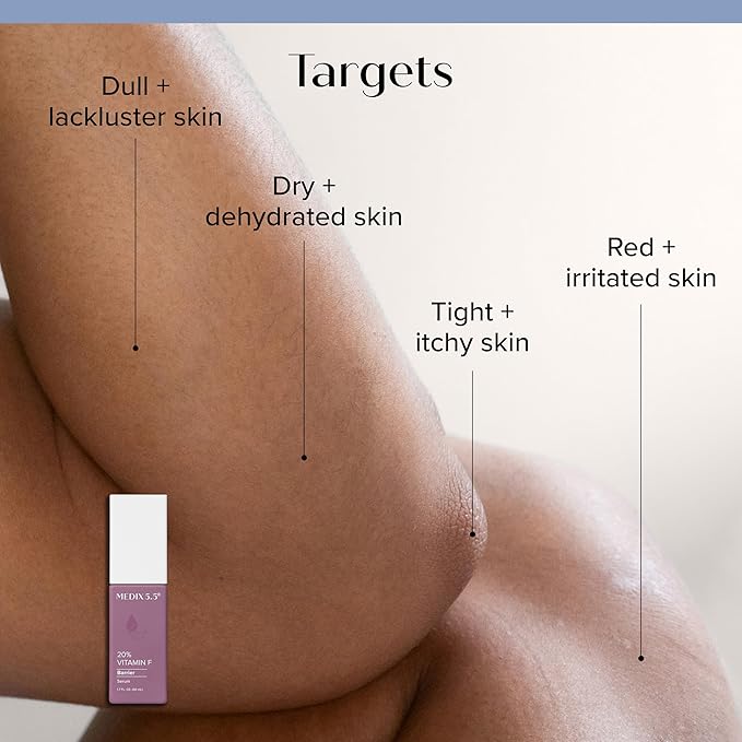 Medix 5.5 Anti Aging Skin Care 3PC Set | Vitamin C Body Cream + Exfoliating AHA Glycolic Acid Foaming Face & Body Wash + Vitamin F Booster Serum, Wash + Treat + Hydrate Skincare Set-StrideForce Fitness