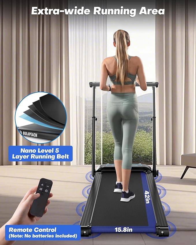 Walking Pad with Incline, 3 in 1 Under Desk Treadmill with Handle Bar Removable Desk Workstation & Device Holder, 3.5HP Foldable Treadmills with 300lbs Capacity for Home Office-StrideForce Fitness