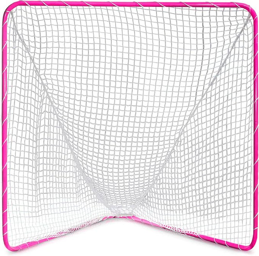 Velocity - Lacrosse Goal - Portable Steel Frame with Black Net, Perfect for Youth and Adult Training, Backyard Design-StrideForce Fitness