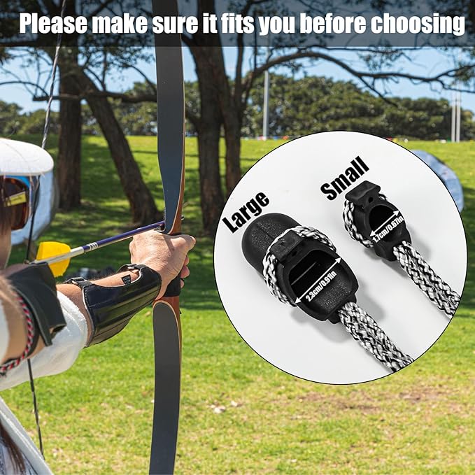 Archery Recurve Bow Stringer Tool, Heavy-Duty Nylon Safety Stringing Accessories for Recurve, Traditional, and Long Bows-StrideForce Fitness