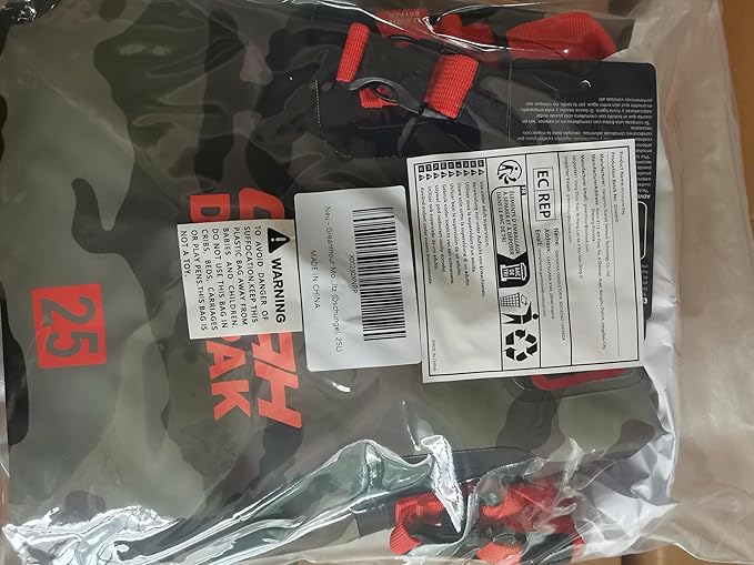 Waterproof Duffel& Luggage Bag - Motorcycle Dry Bag Tail Saddle Bags with Roll Top Closure,Large Storage Space,for Camping, Kayaking, Fishing & Traveling(Jungle, 25L)-StrideForce Fitness