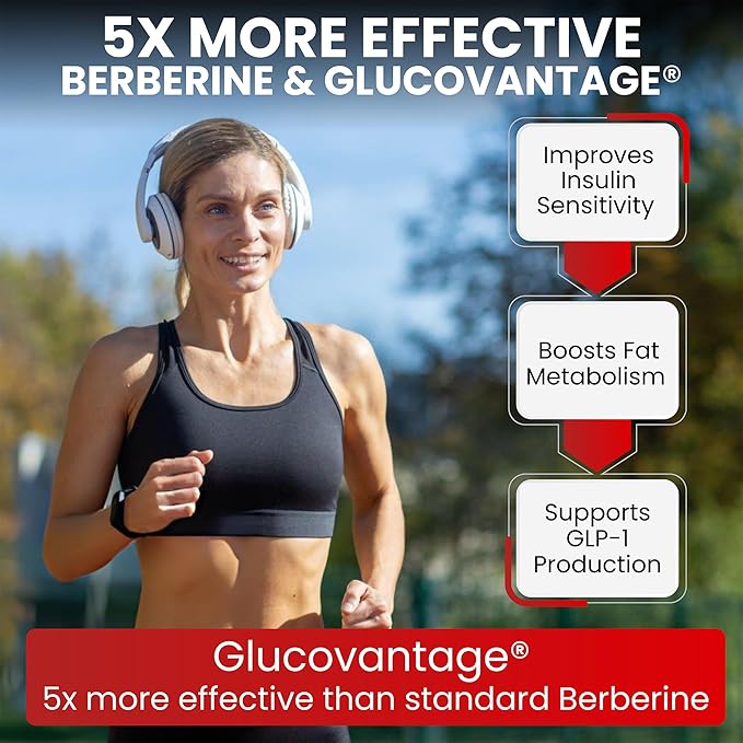 Zenrenu GLP-1 Supplement for Women-Natural Appetite,Craving & Loss Support – Akkermansia Probiotic, Super Berberine & Cinnamon,11-in-1 Gut & Metabolism Support - GLP1 Activate -60 Vegan Caps-StrideForce Fitness