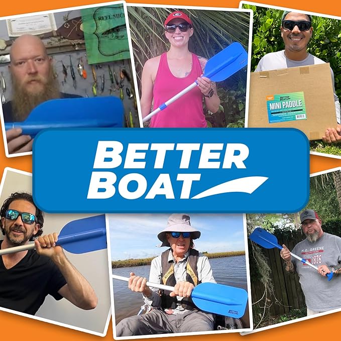 Boat Paddle Telescoping Plastic Collapsible Oar, Kayak, Jet Ski, Rafting, Mini Canoe Paddles, Tubing Floats, Rowing Safety Accessories for Kids and Adults-StrideForce Fitness