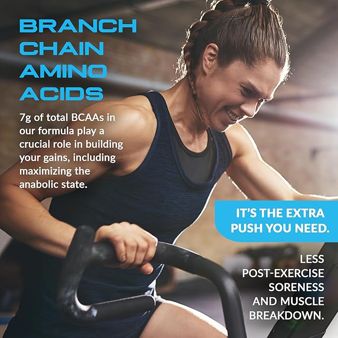 Granite Essential Amino Acids Powder, Green Apple Flavor, with 10g EAAs and 7g BCAAs, Supports Muscle Recovery & Growth, Soy-Free, Gluten-Free (30 Servings)-StrideForce Fitness