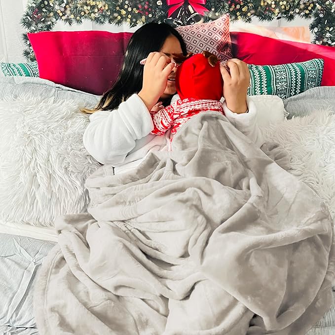 Bedsure Twin XL Fleece Blanket Dorm Bedding - Lightweight Soft Cozy Blankets for Bed, Sofa, Couch, Travel, Camping, Linen, 66"x90"-StrideForce Fitness