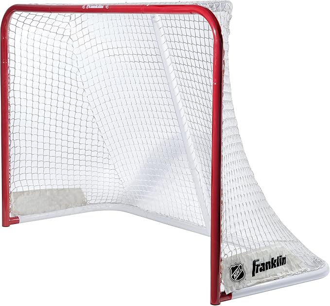 Franklin Sports Street Hockey Goal - Official Regulation Steel Hockey Net - Street Hockey Goal Set-StrideForce Fitness