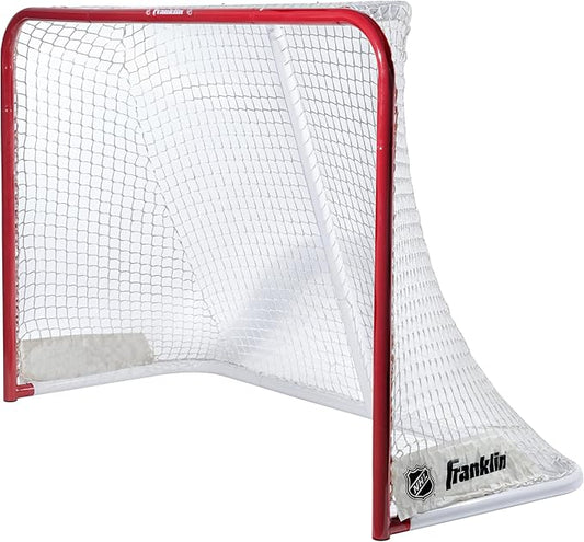 Franklin Sports Street Hockey Goal - Official Regulation Steel Hockey Net - Street Hockey Goal Set-StrideForce Fitness