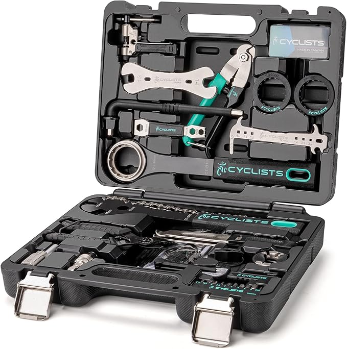 27 Piece Bike Tool Kit - Bike Tools Maintenance Repair Kit - Mountain/Road Bike Bicycle Repair Tool Kit With Storage Case-StrideForce Fitness