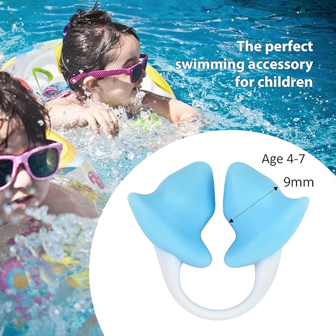 Nose Plugs for Swimming for Kids(Age 4-7),Painless Nose Clip for Swimming, Ensure Comfort and Safety in The Water-StrideForce Fitness