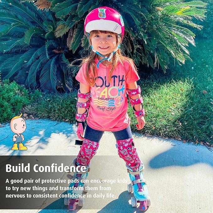 Soft-Style Kids Knee and Elbow Pads with Bike Gloves, Flexible Impact-Resistant Gear for Ages 2-11, Designed for Balance Bikes, Roller-Skating, and Skateboarding-StrideForce Fitness